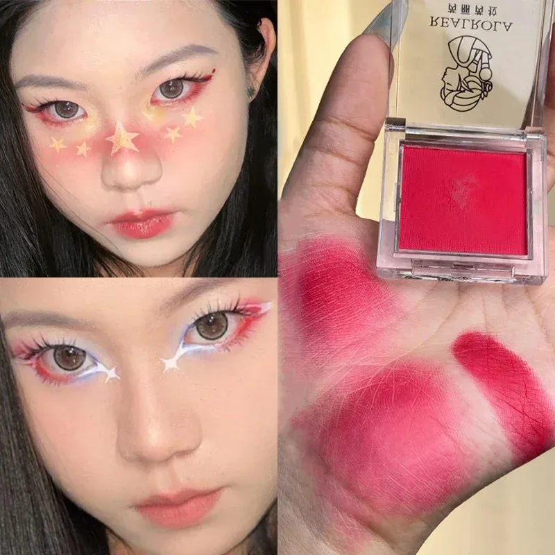 青芒果黃眼影霧面高顯色眼影彩妝盤柔和提亮臉部霧面絲絨眼影粉