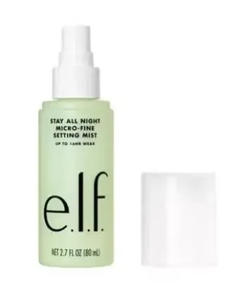Elf spray de maquiagem de longa duração, hidratante e controle de oleosidade, cai rapidamente, formando filme e evitando que a maquiagem grude