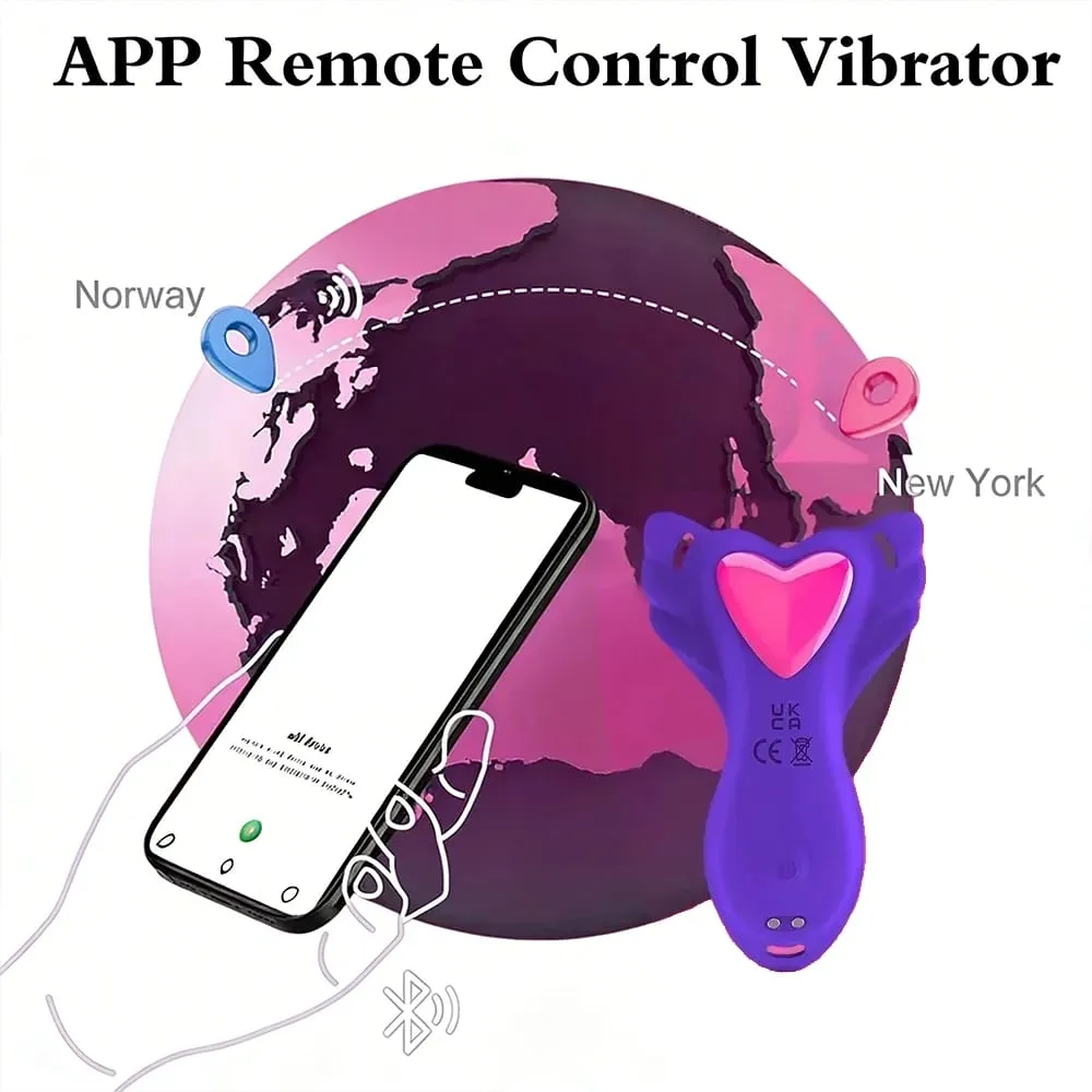 Vibrador vibrador ponto g com controle sem fio, aplicativo para mulheres, controle remoto, calcinha vagina, massageador vibratório, brinquedos sexuais para casal