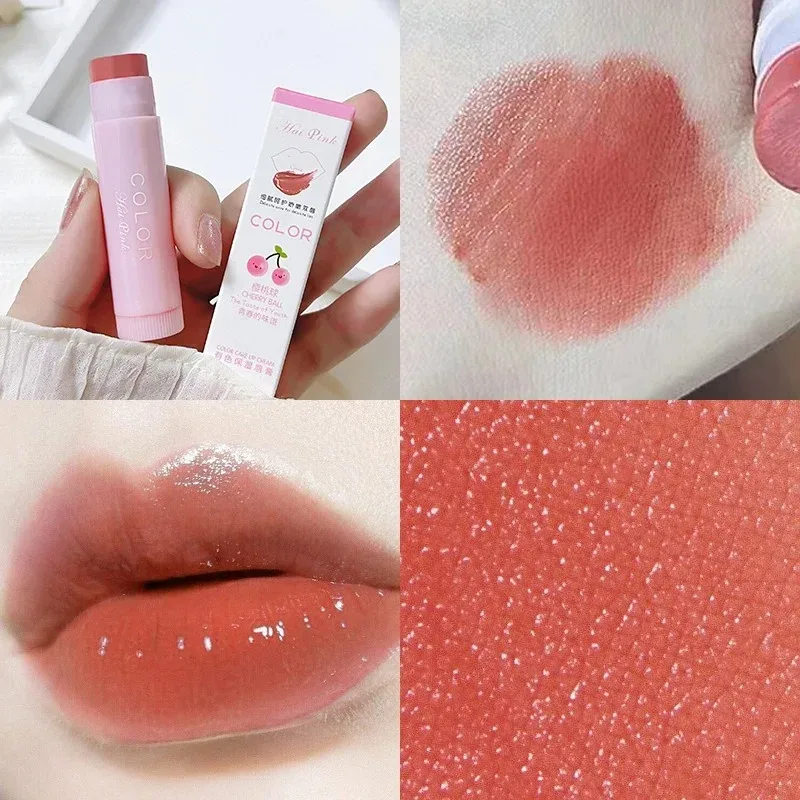 Conjunto de óleo labial com brilho de água, 3 peças, hidratante de longa duração, anti-secagem, bálsamo labial colorido, batom desbotado, conjunto de maquiagem de linha labial — image 9