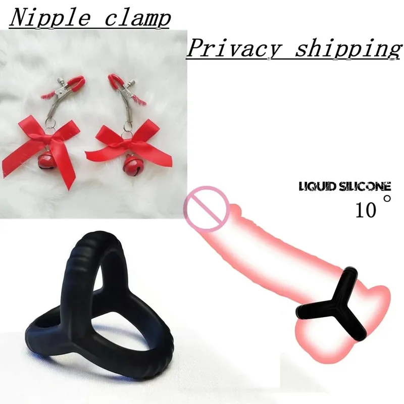 Anel peniano de silicone preto, anel reutilizável para retardar a ejaculação, bloqueio de sêmen, anel peniano, brinquedos sexuais para casais, sex shop