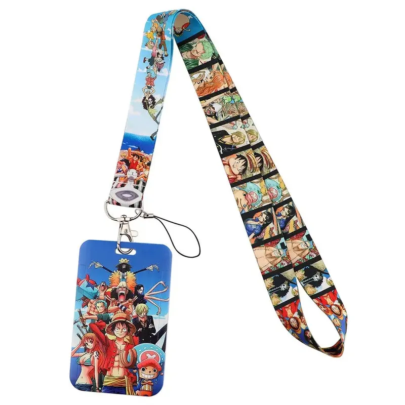 Titular credencial chaveiros pescoço cordão para cartão de passagem titular do cartão de crédito cosplay anime acessórios