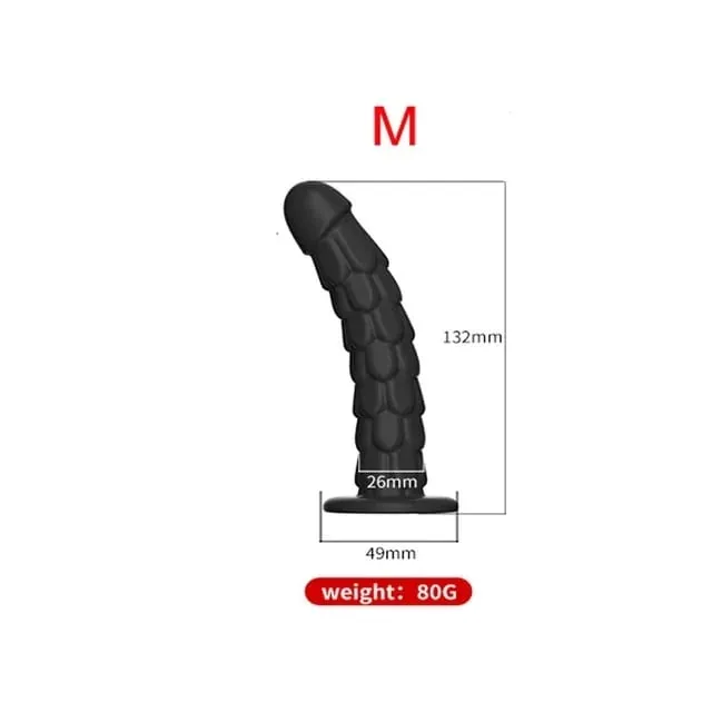 矽膠假陽具肛塞帶吸盤前列腺按摩陰道 G 點刺激自慰成人性玩具女男用