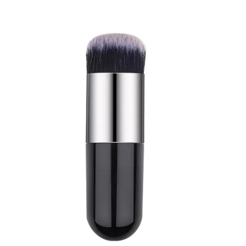 1 pçs pincéis de maquiagem rosto fundação pó solto corretivo mistura blush escova macio sintético cosméticos beleza maquiagem ferramentas