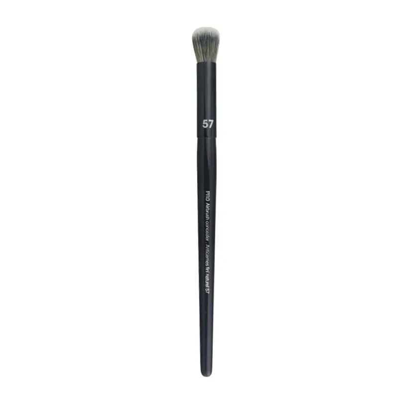 1pc maquiagem chanfrada fundação pó contorno sombra de olho escova ferramenta ultra macio compõem afilado liquidificador destaque sombra de sobrancelha