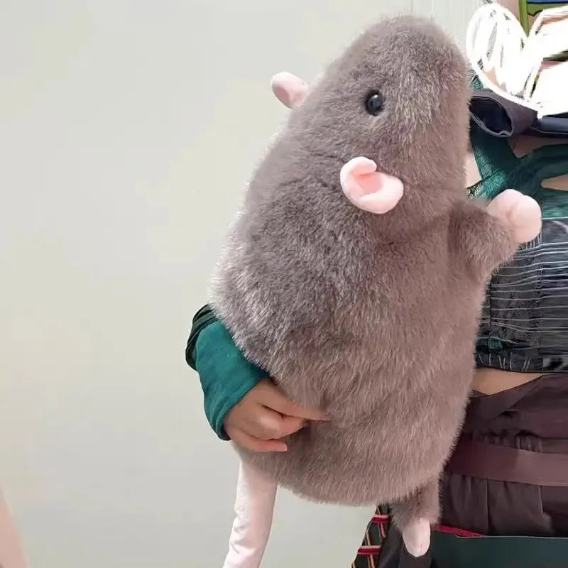 Cute Oversized Big Mouse Plush Pillow Simulation Cartoon Rat Doll 35/50/90cm Birthday Gift