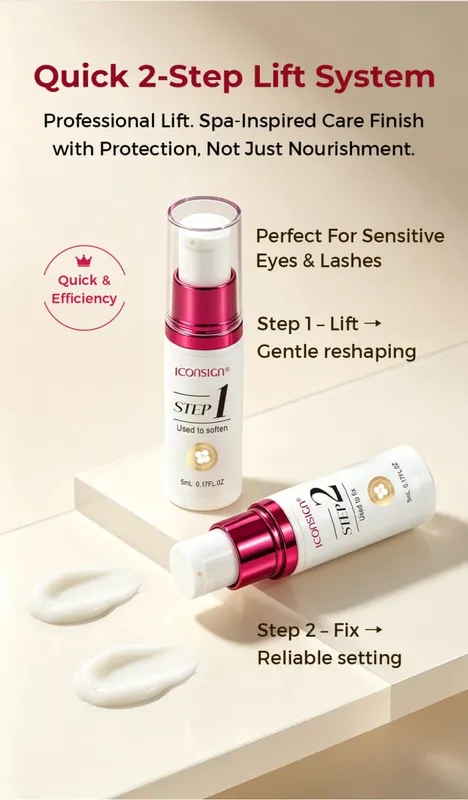 Camellia Fast Lift Set 8-Free Clean Formula Perming Makeup Cosmetics Lifting Set