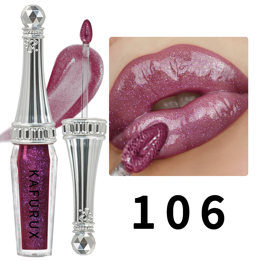 6 cores glitter batons líquidos shimmer brilhante lipgloss perolado matiz labial hidratante longa duração maquiagem esmalte labial para wom — image 9
