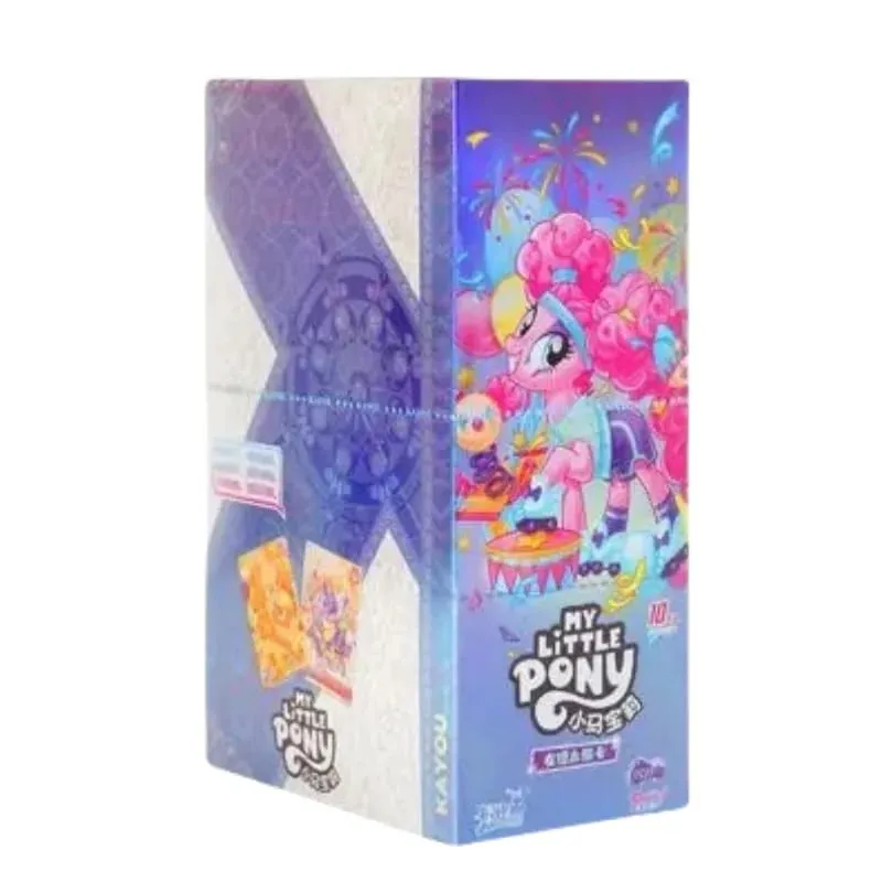 Genuine My Little Pony Card Friendship Forever Glorious Moon Pack Sparkling Colored Gemstones Anime Collectible Cards