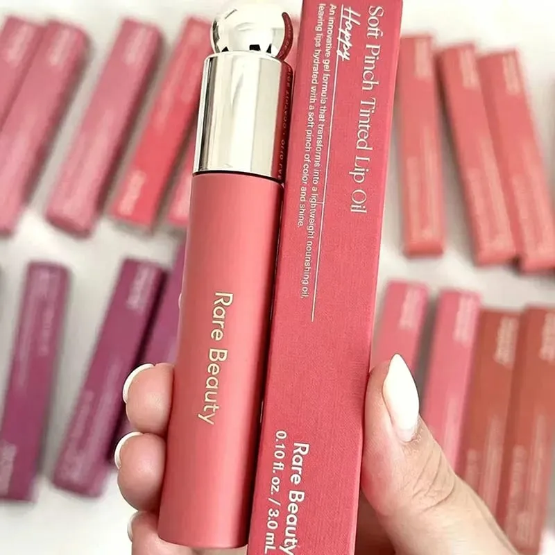 Rare Beauty Liquid Blush Silky and Glides On Smoothly Nature Long Lasting Plump Happy Hope Delight Stained Lipstick Gloss Makeup