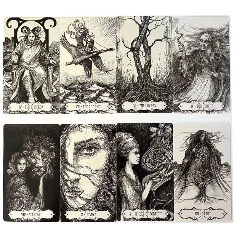 Cartas de tarô do abismo para adivinhação, uso pessoal, baralho de tarô, versão completa em inglês, jogos de tabuleiro oracle — image 2
