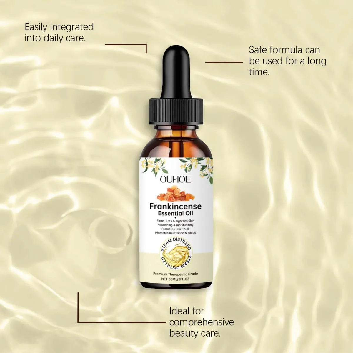 Frankincense Essential Oil Moisturizing Repair Nourish Scalp Hydrating Body Massage Relaxation Face Dry Damaged Hair Skin Care