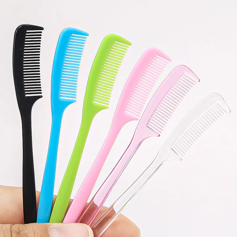 25 pçs micro pente para extensão de cílios mini sobrancelha pentes pincéis de maquiagem boneca varinhas rímel olho chicote micro escova ferramenta de beleza — image 5