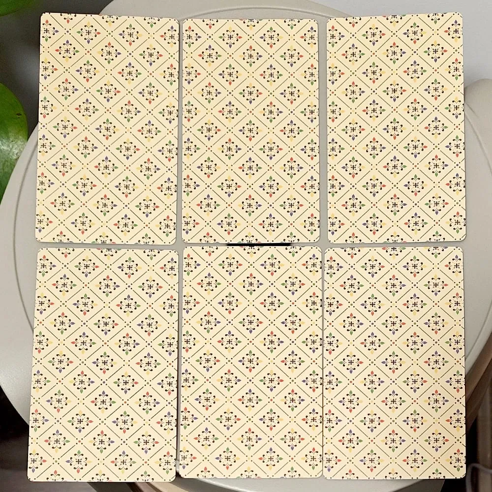 Petit De Marseilly Tarot Deck 78 Pcs Cute Chibi Marseille Tarot Cards in Rigid Box 12*7cm Double-embossed Cardstock