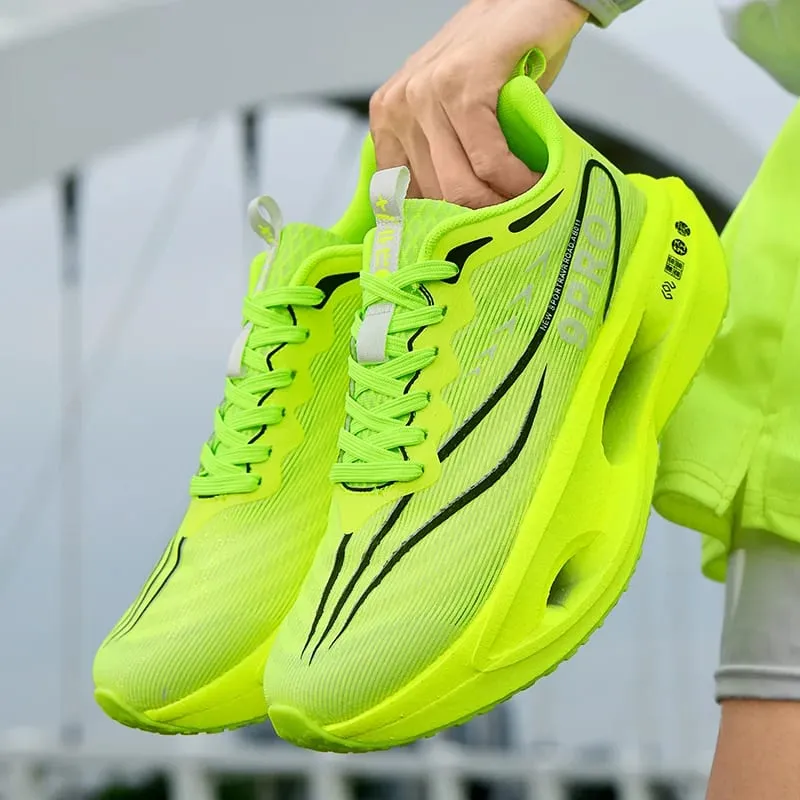 Confortável casual tênis de caminhada para homens maratona placa carbono tênis feminino basquete esporte masculino respirável