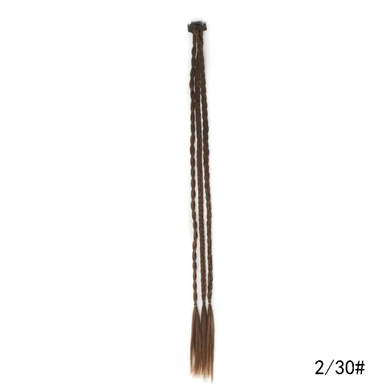 Synthetic Braid Clip in Hair Extensions Braids Long Ponytail Hairpieces For Women Kids Girls Daily Party Cosplay