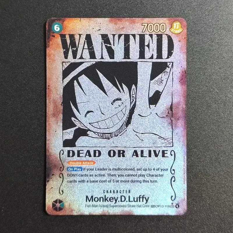 Cartão proxy de uma peça, Luffy Shanks ACE Roger Ensine Kaido, cartão de personagem querido, arte alternativa, coleção em inglês, cartões de anime — image 8