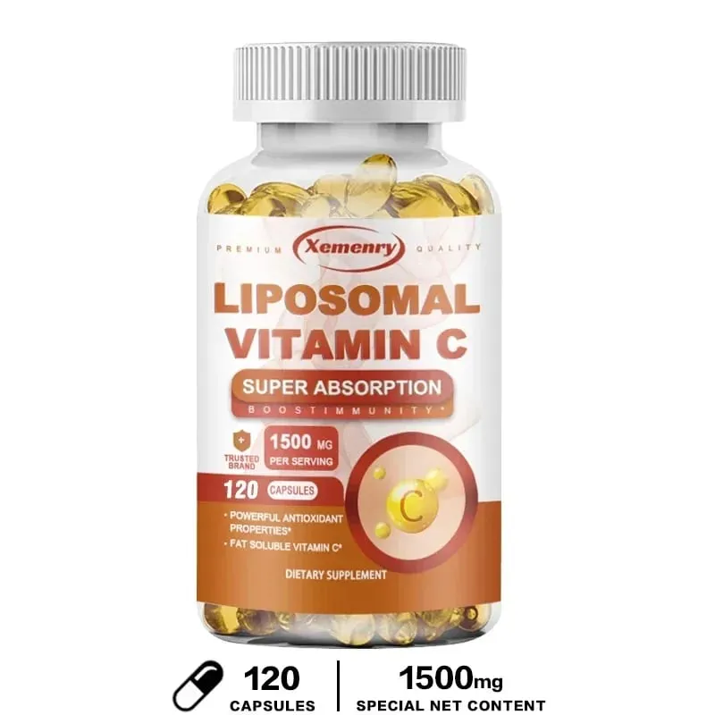 Liposomal Vitamin C - Supports Antioxidant and Nutrient Absorption Energy Supplement and Promotes Immune Health