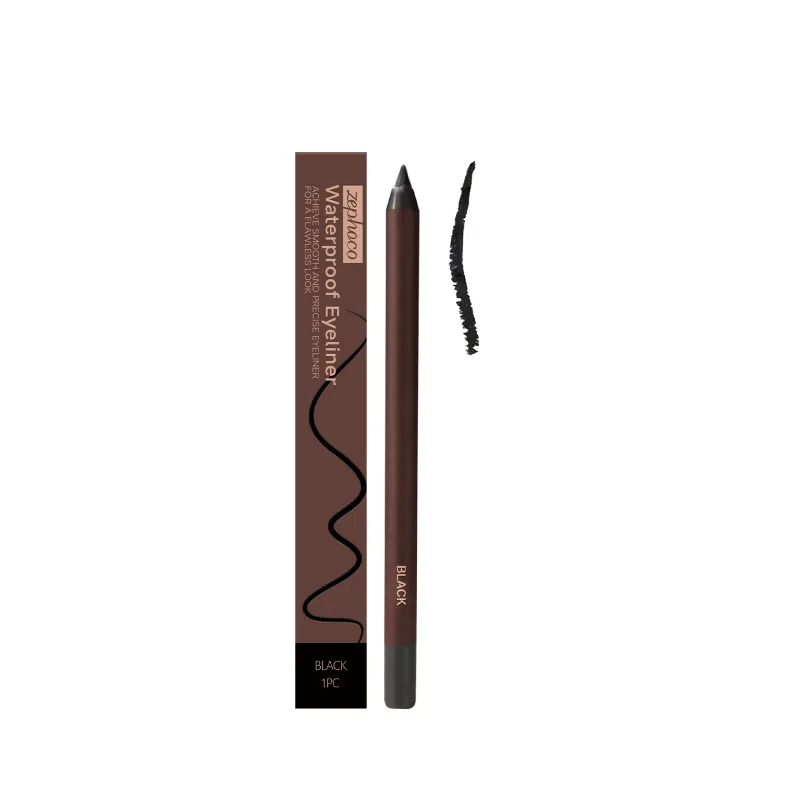 Waterproof Eyeliner Brown Smooth Matte Eye Liner Long Lasting Non Smudging High Pigmented Eyebrow Pencil Punk Eye Makeup