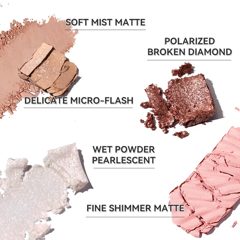 Sombra de olho mult com 27 tons, glitter perolado fosco, placa grande, blush, alto brilho, contorno multifuncional, novo estilo — image 5