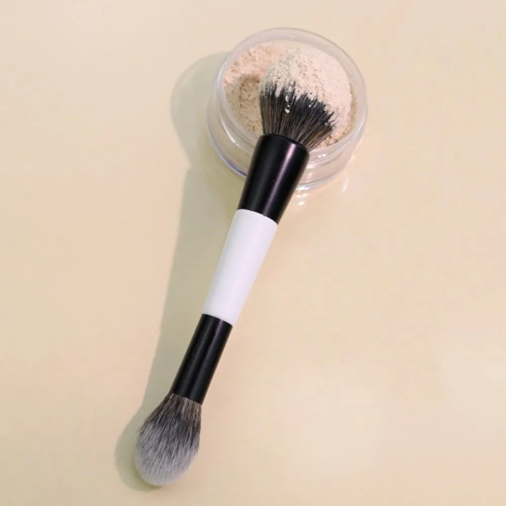 Pincel de contorno facial f4 de ponta dupla, alta cobertura, multiuso, sombra, corretivo, cosméticos, beleza, pó, blush