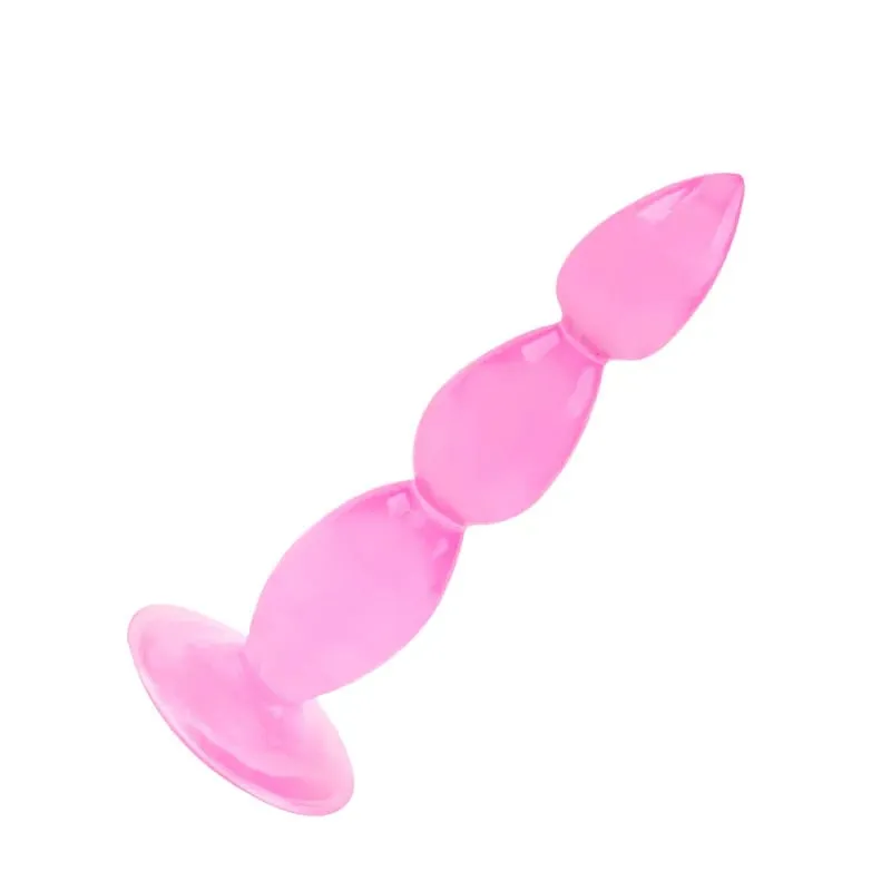 Butt plug beads Soft Anal Plug with sucker anus Toys Big Balls Silicone G-Spot Stimulating Butt Plugs Adult Sex toys for Couple