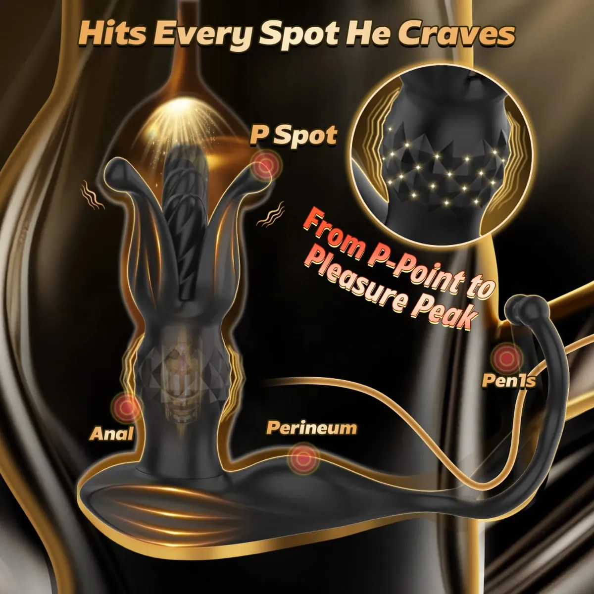Masculino anal massageador de próstata vibrador controle remoto empurrando vibrador vibratório butt plug com anel peniano brinquedos sexuais para homens