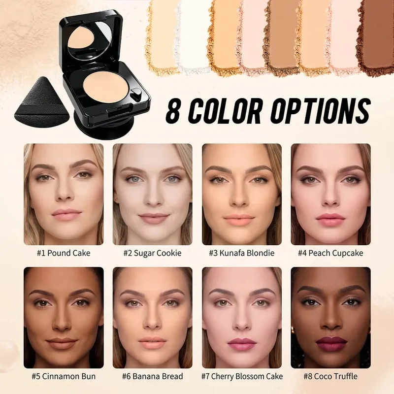 10 pçs conjunto de maquiagem primer fundação corretivo configuração pó pincéis de maquiagem beleza esponja rosto cheio kit cosméticos presente natal
