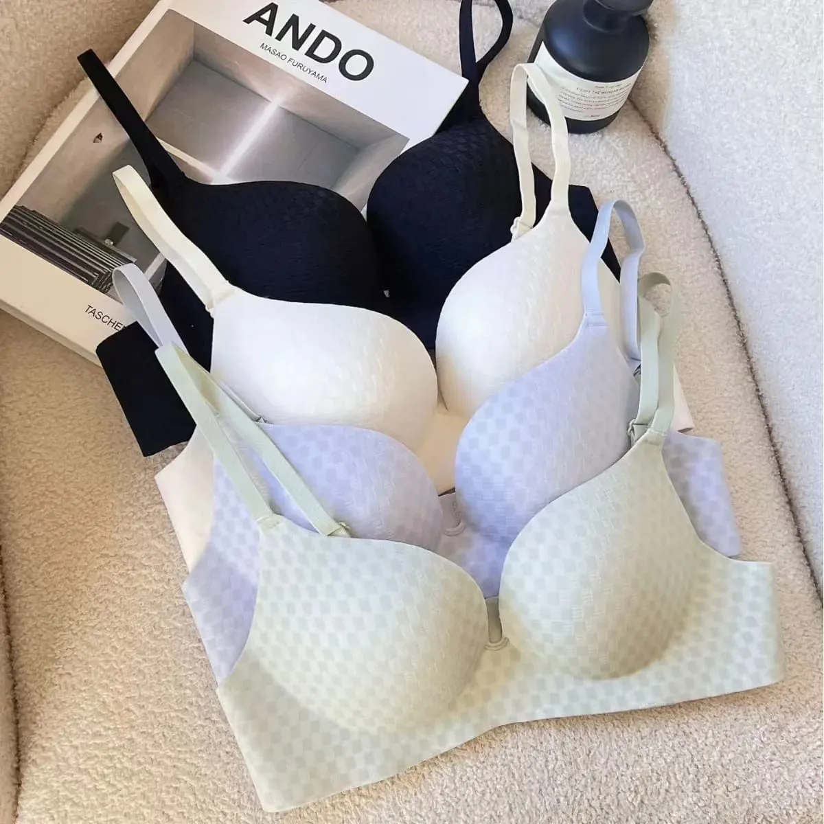 Lingerie push up respirável, confortável e sem costura para mulheres, sutiã pequeno para coleta de seios, sutiã grande anti-flacidez — image 2