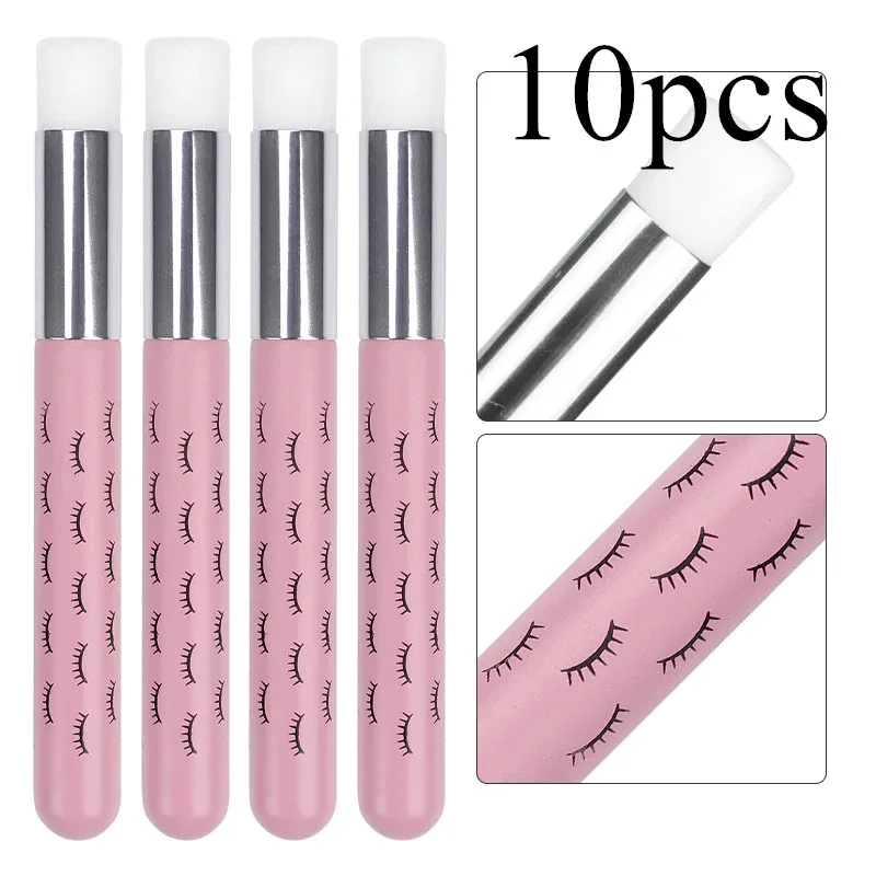 10pcs Eyelash Cleaning Brush Lash Extension Applicator Eyebrow Nose Brushes Washing Bottle Skin Care Makeup Tool Clean Supplies