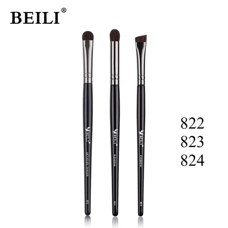 Multifuncional conjunto de pincéis de maquiagem para os olhos profissional sombra mistura corretivo sobrancelha delineador pincéis cosméticos beleza compõem — image 23