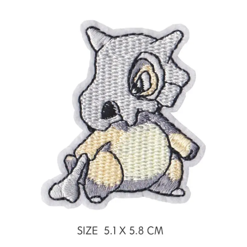 Cloth Patch Pikachu Clothes Stickers Sew on Embroidery Patches Applique Iron on Clothing Cartoon DIY Garment Decor