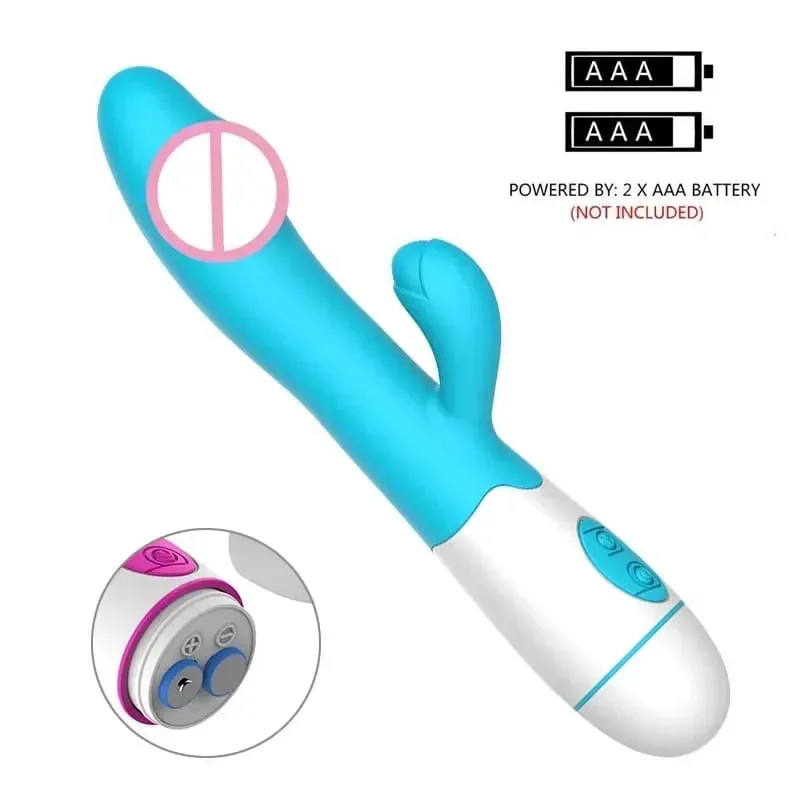 Coelho vibrador vibrador vibrador poderoso dupla vibração g ponto clitóris estimulação masturbadores massageador vaginal adulto para mulheres brinquedos sexuais — image 12