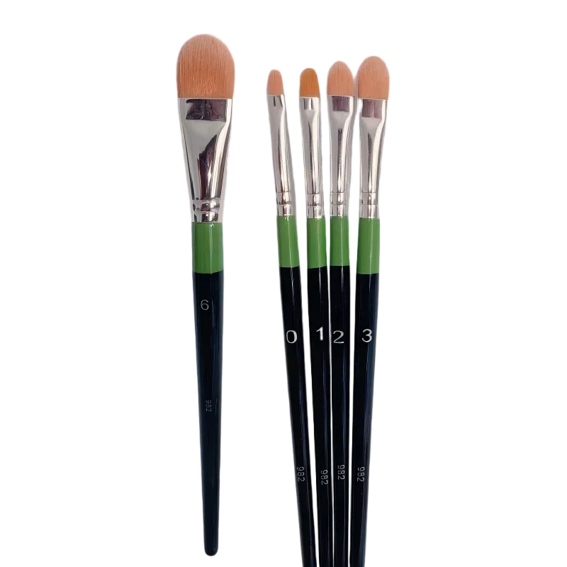 Pincéis de maquiagem para base, 1/peças, pequeno, detalhado, corretivo, cabo de madeira, ferramenta cosmética