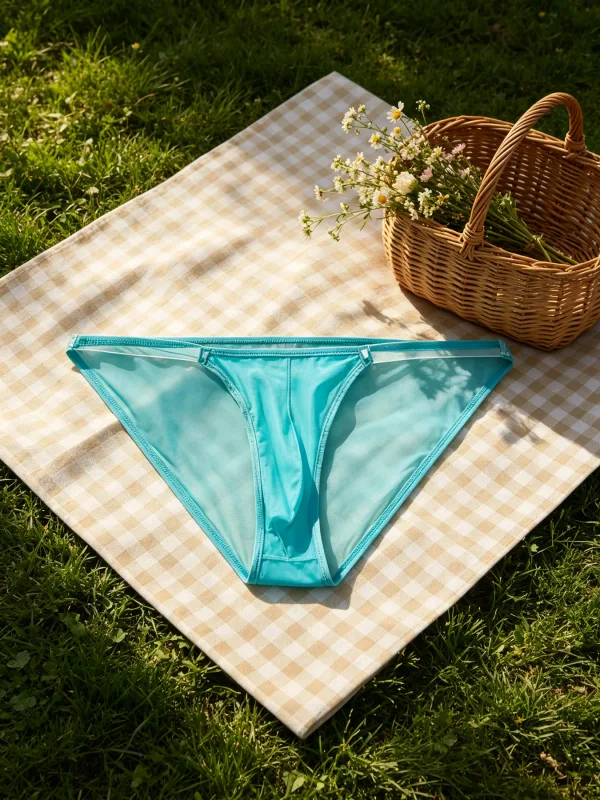 Moda masculina malha briefs cor sólida tecido elástico borda fina cintura baixa 3d bolsa design luz pura casa perto encaixe roupa interior