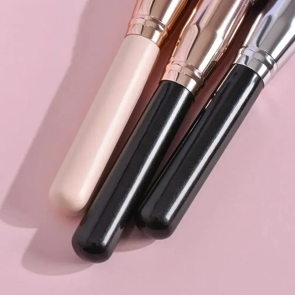1pc pincéis de maquiagem plana kabuki fundação escova líquido creme em pó contorno mistura rosto reparação ferramentas beleza brochas maquillaje