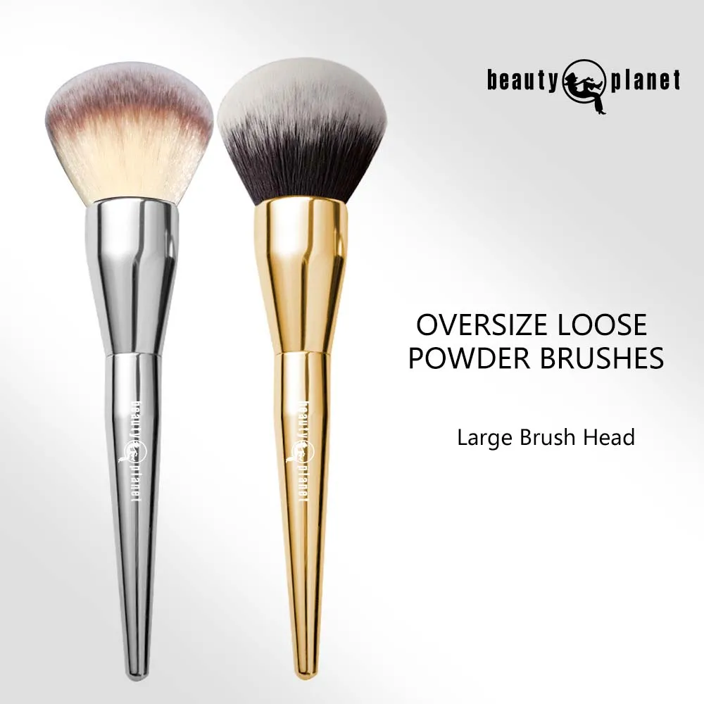 Universal oversize fofo pó solto fundação pincéis pincel de maquiagem luxo diário compõem cosméticos ferramentas de maquiagem de alta qualidade
