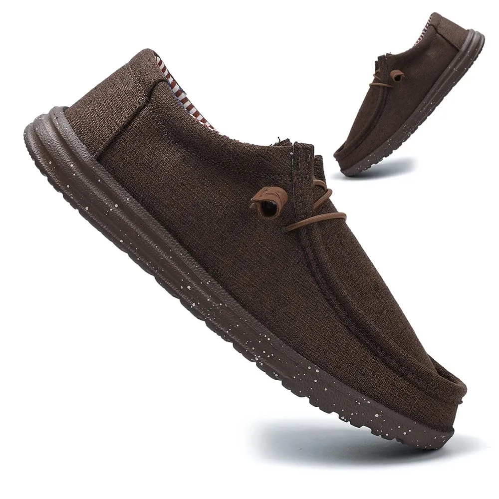 Sapatos mocassins clássicos masculinos plus size, cor sólida, respirável, confortáveis, casuais, duráveis, leves, para caminhada