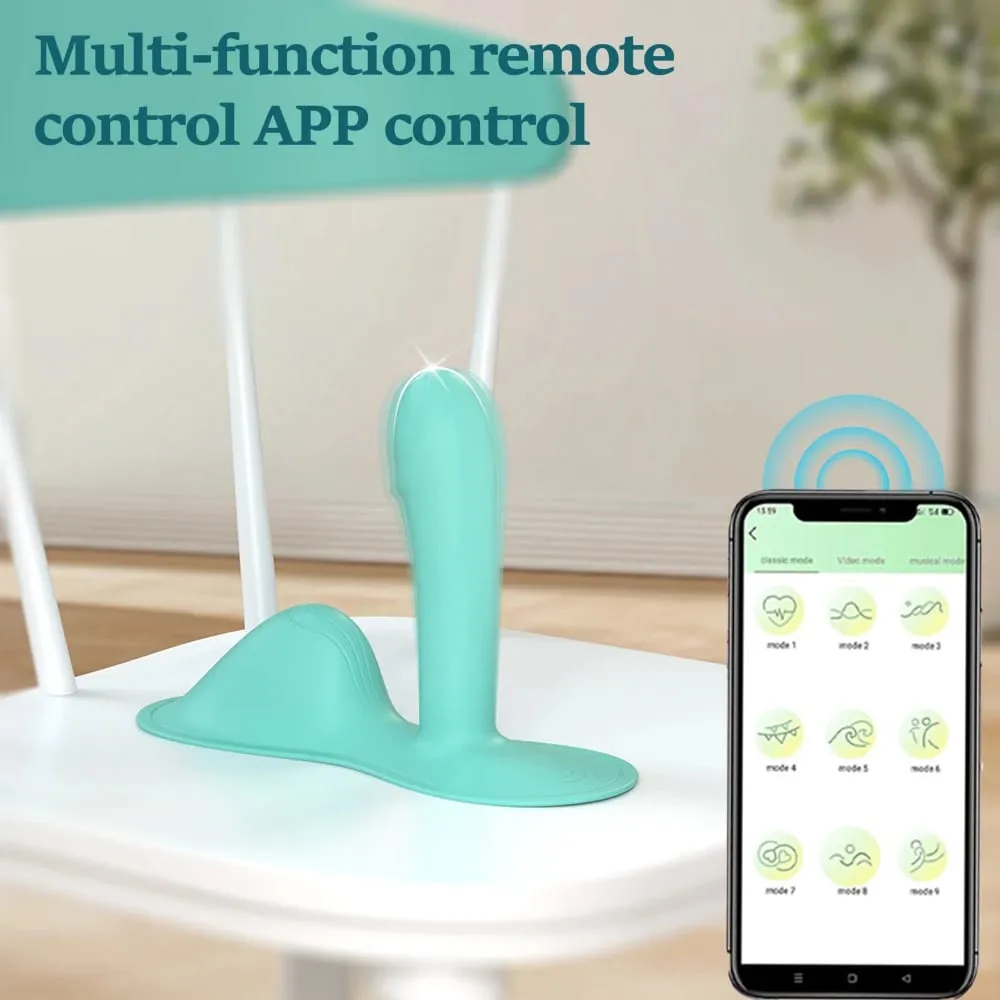 Almofada wearable vibrador app controle remoto 9 modos clitoral g-ponto massageador estimulador masturbador feminino brinquedo sexual para mulher