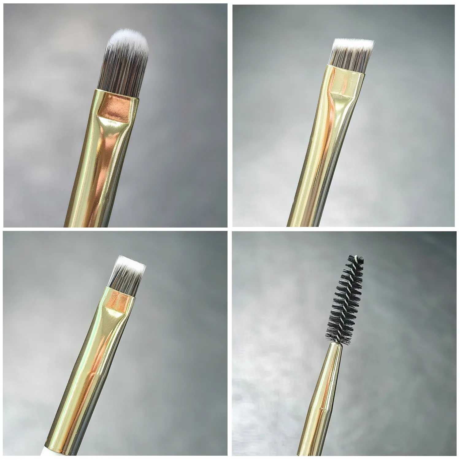 專業化妝刷套裝 8 件混合遮瑕輪廓眼影眼線眉毛睫毛美容塗抹器工具套件 — image 2
