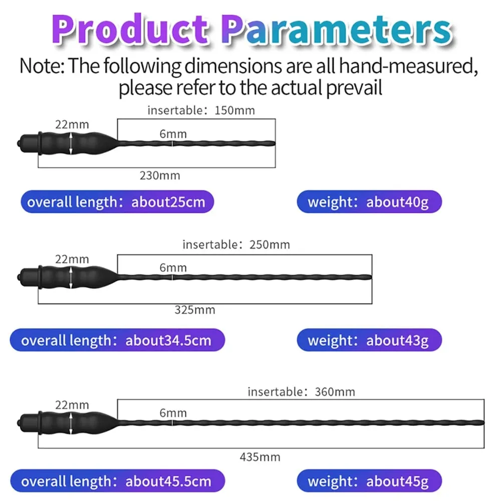 Vibrador uretral de 10 frequências, estimulador de olho de cavalo, plug de pênis, expansor de cateter, masturbador masculino, brinquedos sexuais