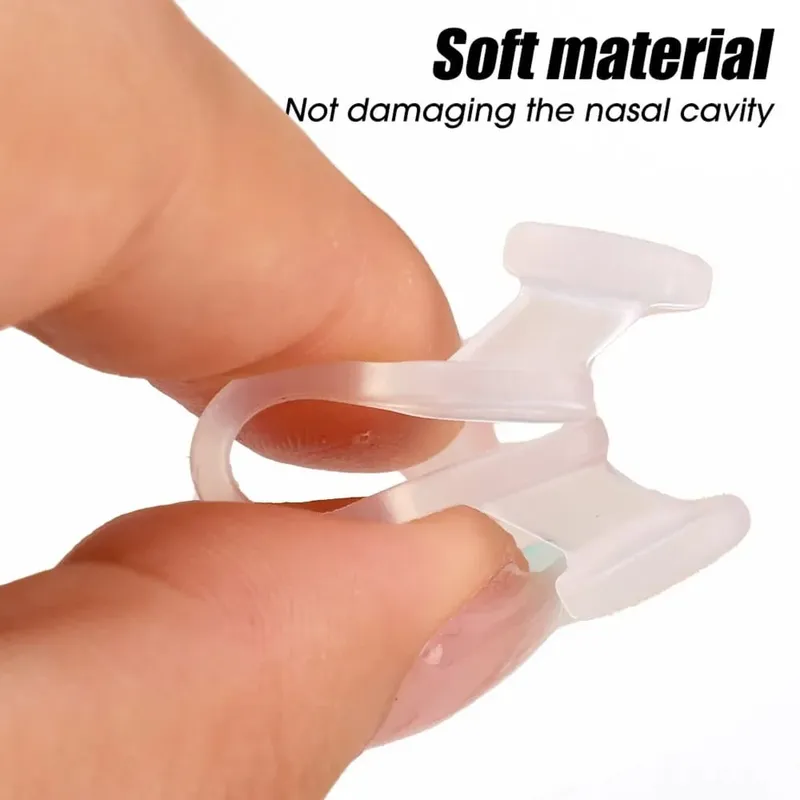 10-30pcs Stop Snoring Device TPR Elastic Nose Clip Anti-Snoring Supplies To Prevent Snoring Good Sleep Easy Breath Nasal Clip