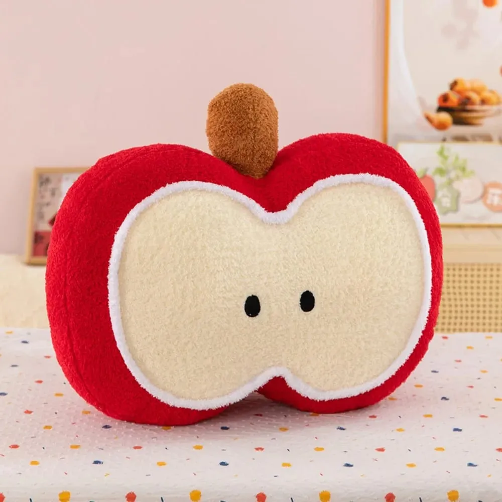 Criativo pelúcia fruta boneca travesseiro macio almofada de dormir almofada de assento de escritório para sala de estar sofá cama