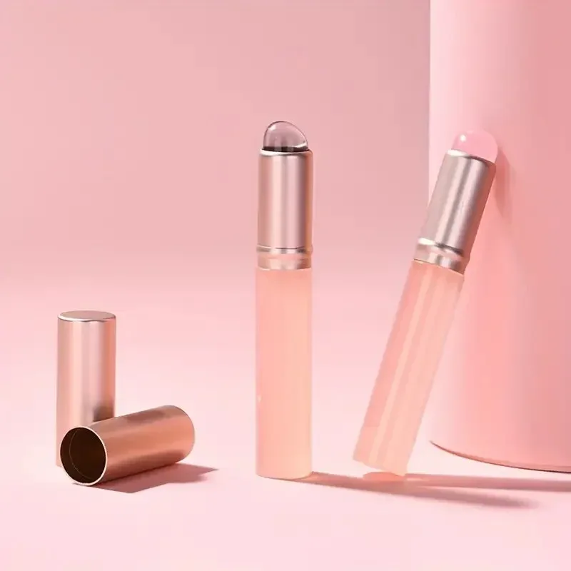 Atualizar escova de lábios de silicone com capa como pontas dos dedos batom florescendo escovas escova macia q multifuncional olho concea — image 8