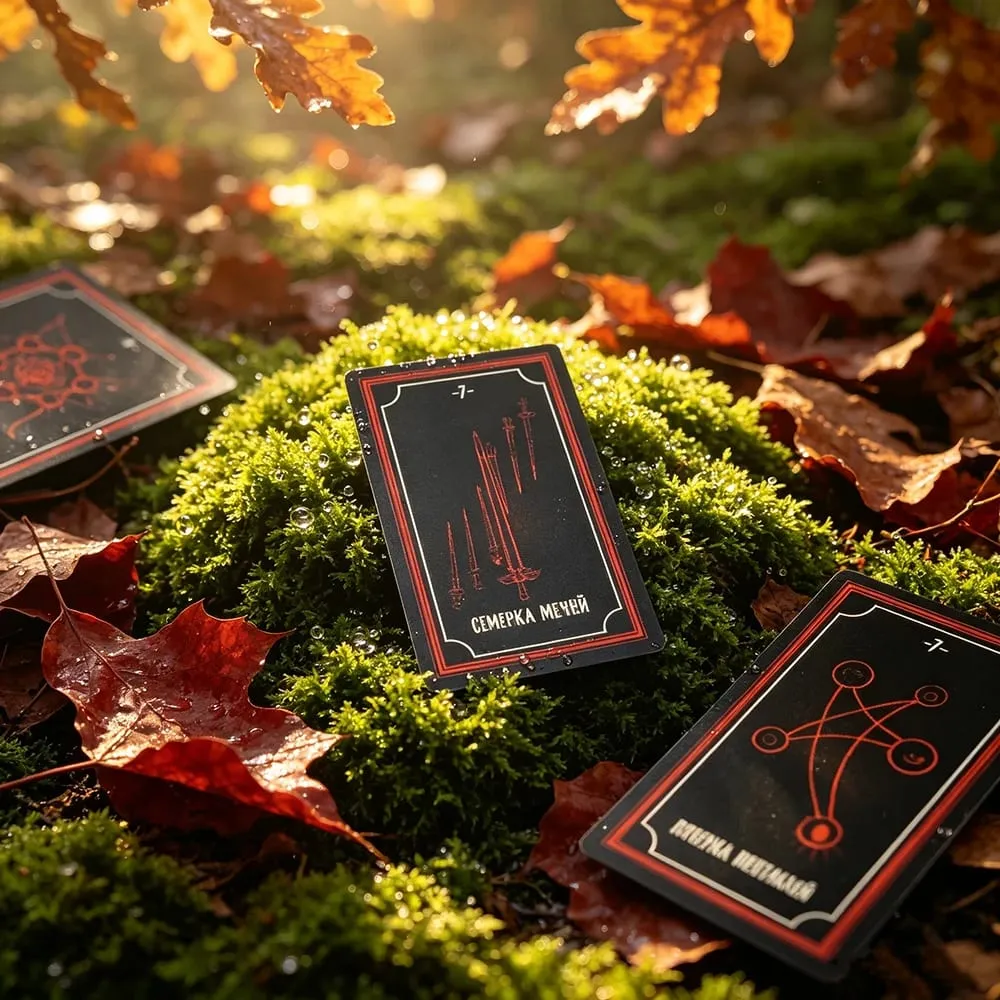 Cartas de tarô versão russa, 78 baralhos, cartas de adivinhação do destino, jogo de tabuleiro com guia para iniciantes, presentes de halloween