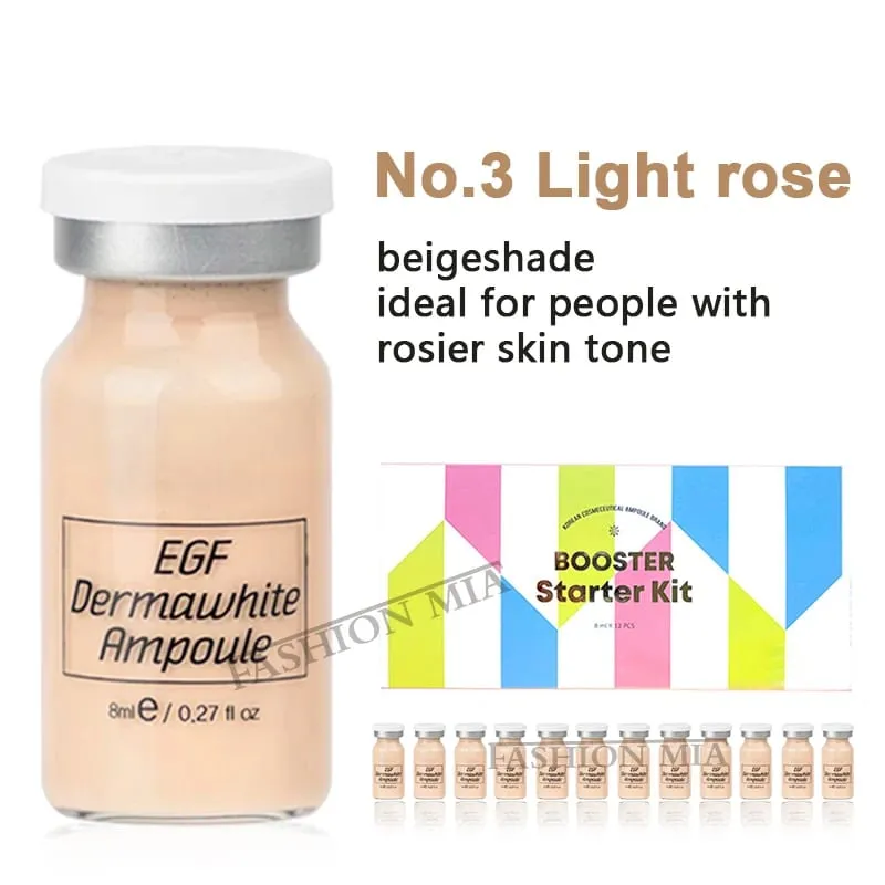 Coreia 8ml bb creme brilho soro starter kit ampola essência kit de longa duração hidratante corretivo ácido hialurônico essência
