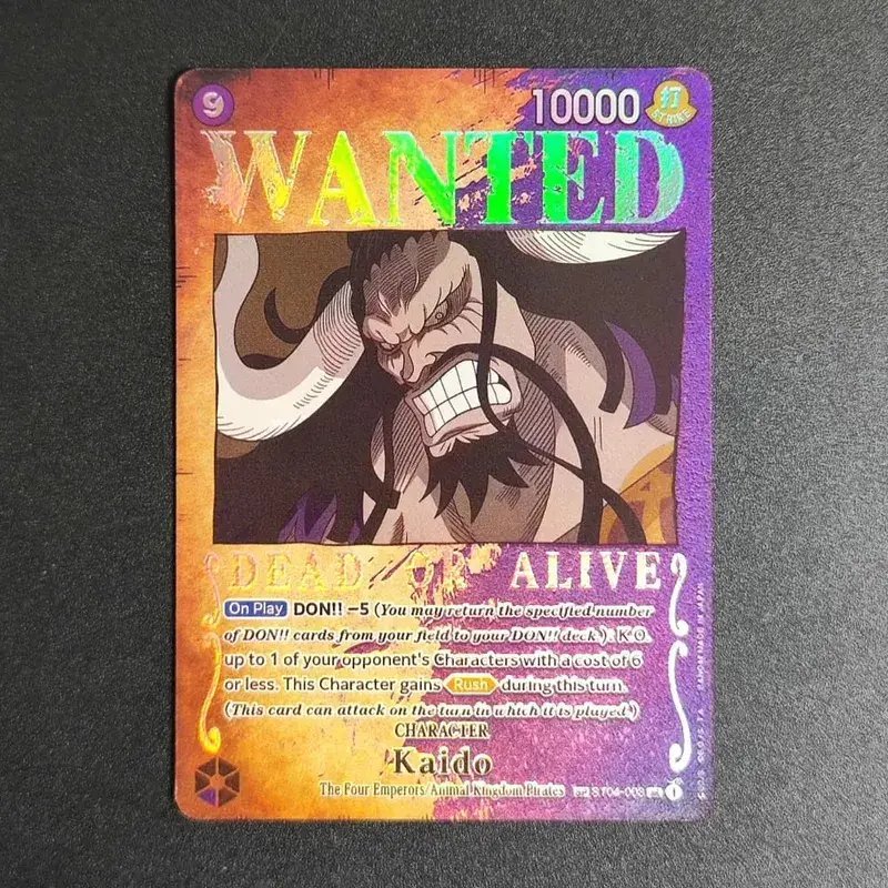 Cartão proxy de uma peça, Luffy Shanks ACE Roger Ensine Kaido, cartão de personagem querido, arte alternativa, coleção em inglês, cartões de anime — image 6