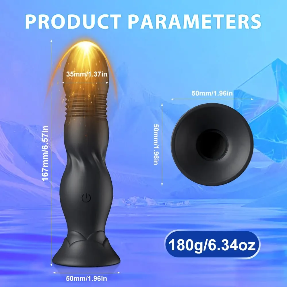 Campo luxuoso controle sem fio massageador de próstata vibrador telescópico anal plug para homens vibrador adultos brinquedos sexuais para mulheres homens gay