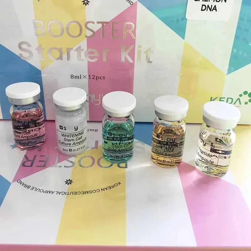 Coreia rosto 8ml clareamento bb creme iniciante starter kit niacinamida/peptídeo rugas-combate bb creme cuidados com a pele soro beleza