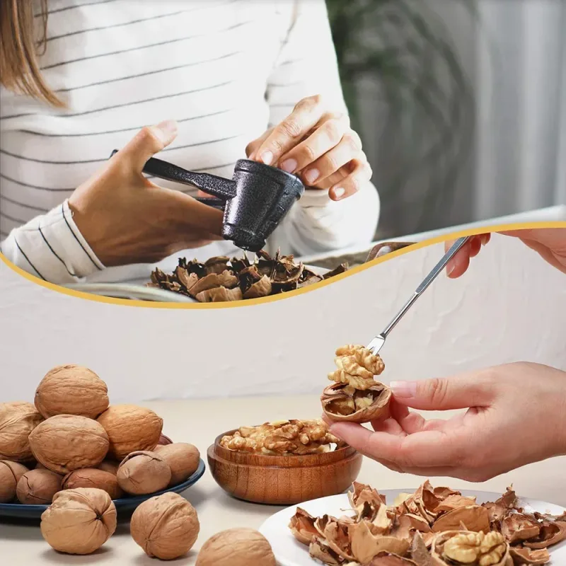 Ferramenta abridora de alicate de noz para biscoito de noz-pecã com alça antiderrapante — image 3